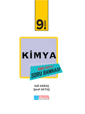 9.Sınıf Kimya Çözümlü Soru Bankası (YENİ)